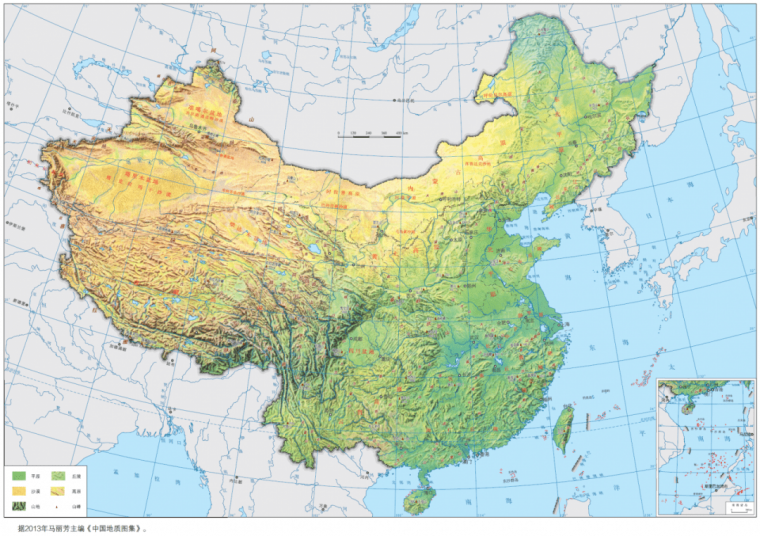 中国典型区域地质图，勘察报告编写必备_2
