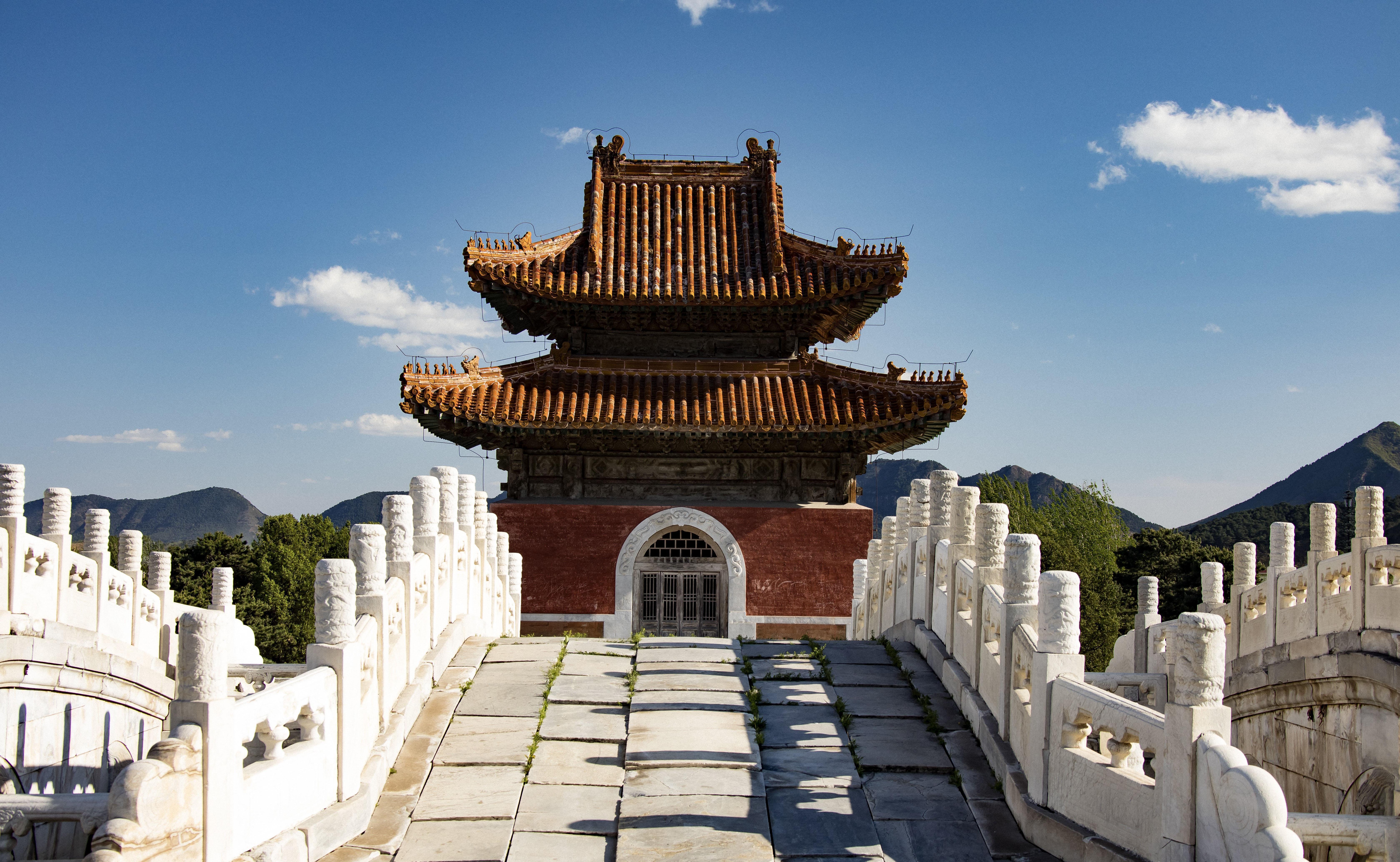 帐下起贵人,清东陵之咸丰定陵-建筑设计-建筑风水