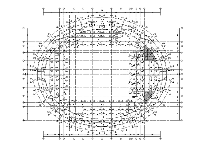 钢框架体育馆设计资料下载-钢框架结构体育馆结构施工图2017+31P