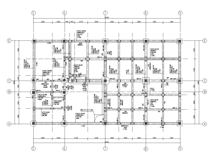 -3.950m地梁层梁平法施工图.png