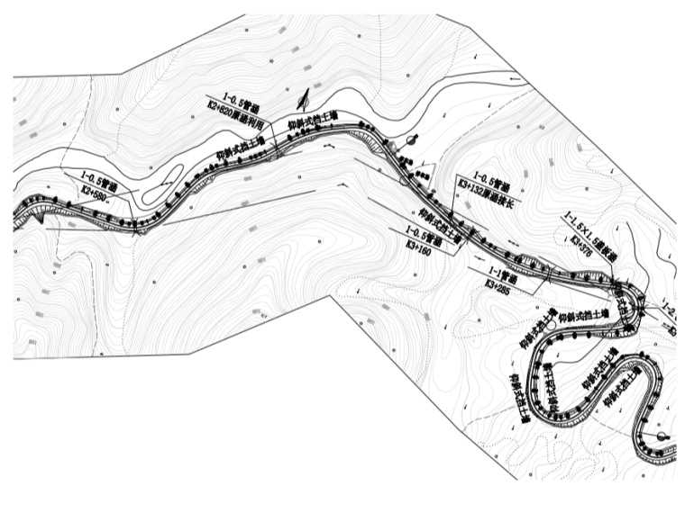 山岭地区公路课程设计资料下载-山岭地区三级公路综合改造工程施工图280p