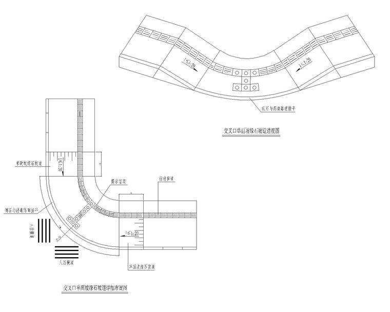 双向两车道农业产业园园区道路施工图2021