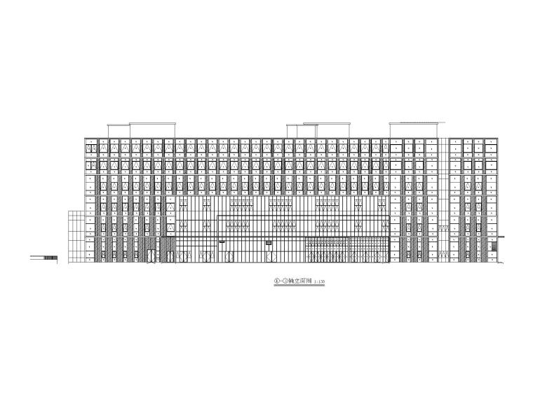 多层商业住宅cad资料下载-[广州]多层商业建筑施工图CAD2019