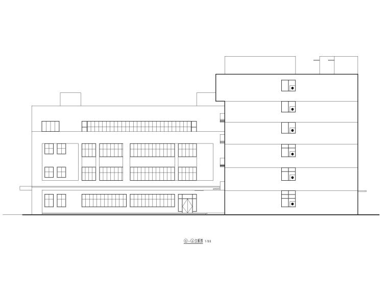 卫生院全套施工图资料下载-[广州]多层乡镇卫生院施工图CAD2019