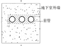 地下室外墙穿墙套管防渗漏结构做法