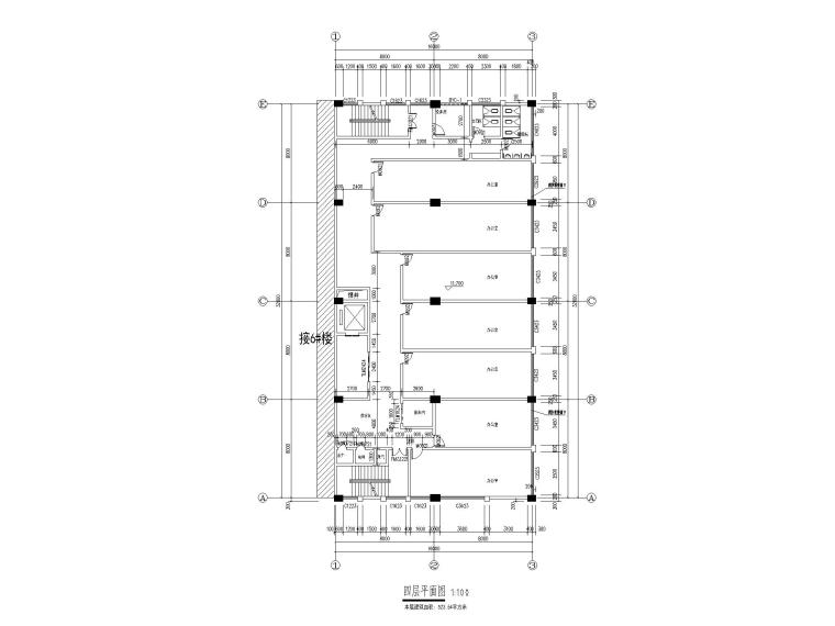 [重慶]多層廠房施工圖CAD2021_5