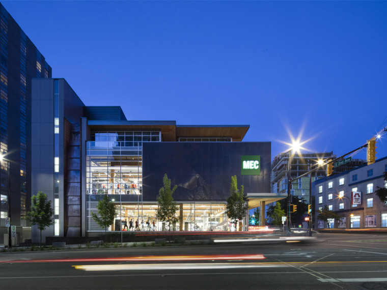 加拿大MEC Vancouver零售和办公大楼