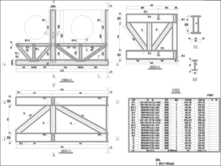 涵洞施工围堰图纸资料下载-6套大型双壁钢围堰哑铃围堰钢吊箱围堰图纸