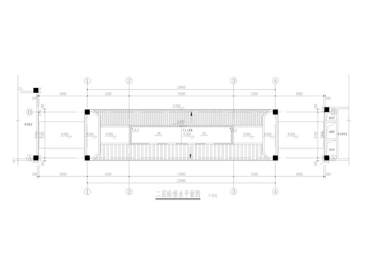 上海学校操场给排水施工图资料下载-[贵州]学校大门给排水施工图