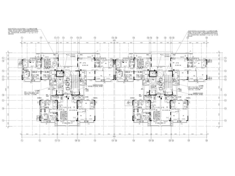 32层高层住宅cad资料下载-[贵州]32层高层住宅7#楼暖通施工图2020