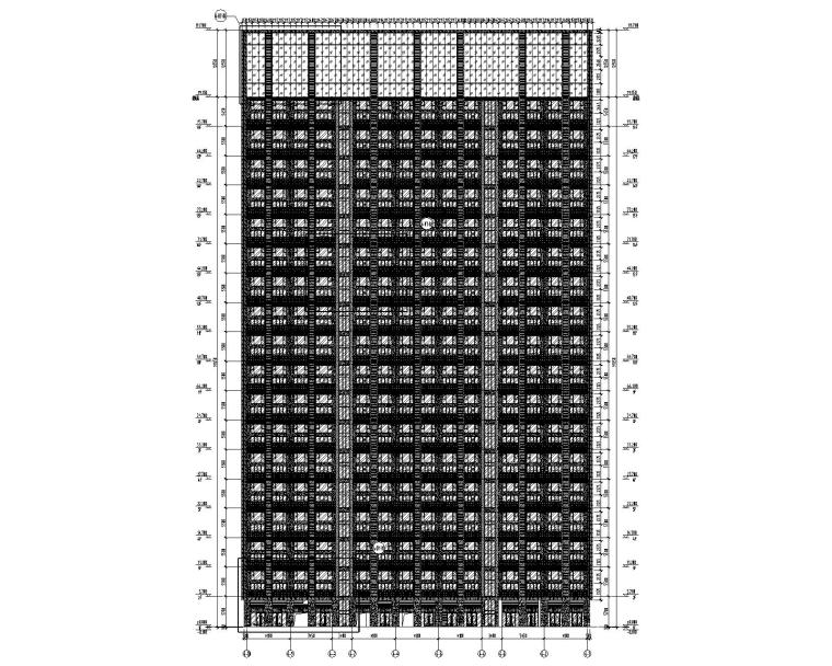 干拉索铝板幕墙施工图资料下载-框剪结构住宅幕墙结构施工图2019+120p