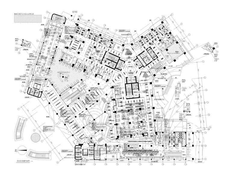 住宅首层施工图资料下载-[广东]医院门诊楼首层暖通施工图2019