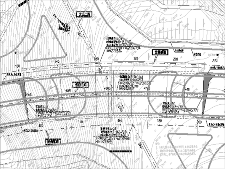 公园北路道路工程资料下载-悦港北路大桥及连接道道路工程-结构边坡