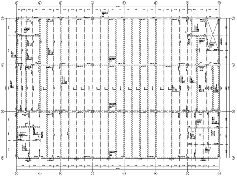 厂房框架计算书资料下载-多层框架结构工业厂房结构施工图2021+42P