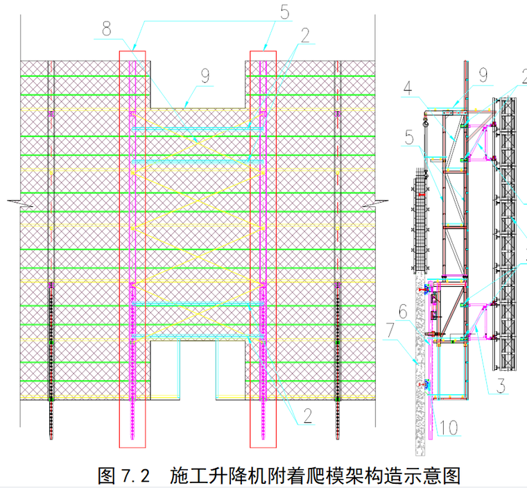 施工升降机直达爬模作业平台施工技术研究-建筑质量控制-筑龙建筑施工论坛