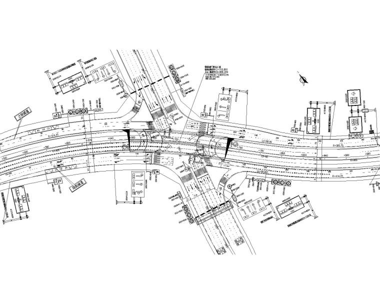 高速交安设施护栏改造施组资料下载-城市主干路交通标志标线及交安设施图纸2019