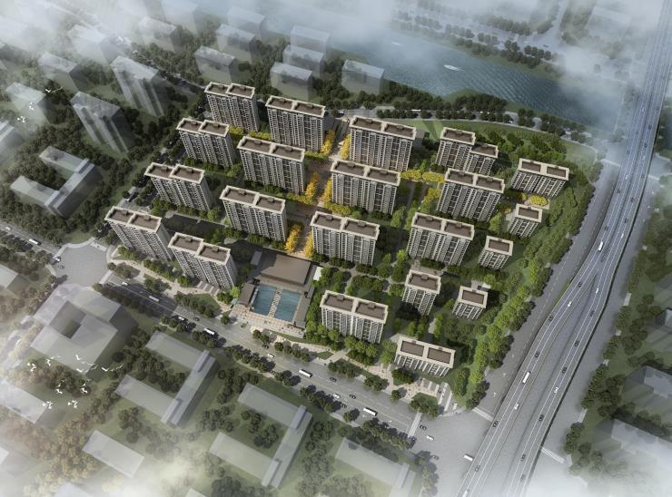新中式高层居住区资料下载-[常州]新中式高层居住区规划设计文本PDF
