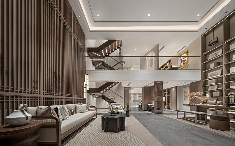 长沙建发中交松雅院下叠别墅-家装住宅装修设计案例-筑龙室内设计论坛