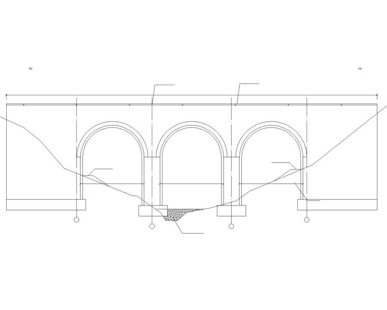 拱桥桥梁加固资料下载-3×6m跨径实腹式圬工板拱桥加固改造图纸2019
