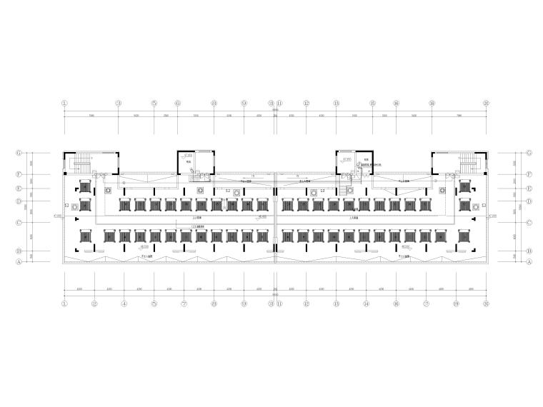 45平米公寓楼平面图资料下载-3#公寓楼智能化平面图