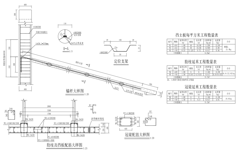 锚杆挡墙设计大样图.png