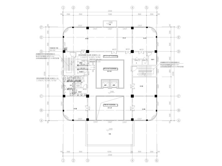 产业园科研办公楼资料下载-重庆先进制造产业园办公楼暖通施工图2021