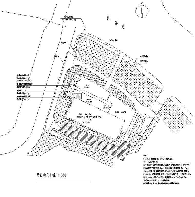 配电工程施工特点资料下载-福建某媒体中心电力配电工程施工图