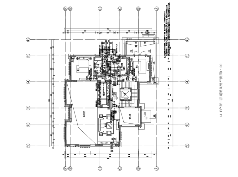 233m²新中式别墅暖通户型施工图设计 (7).png