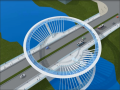 城市新区景观大桥竞标方案40页附漫游动画