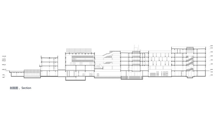 杭州师范大学附属竞潮小学及幼儿园剖面图.jpg