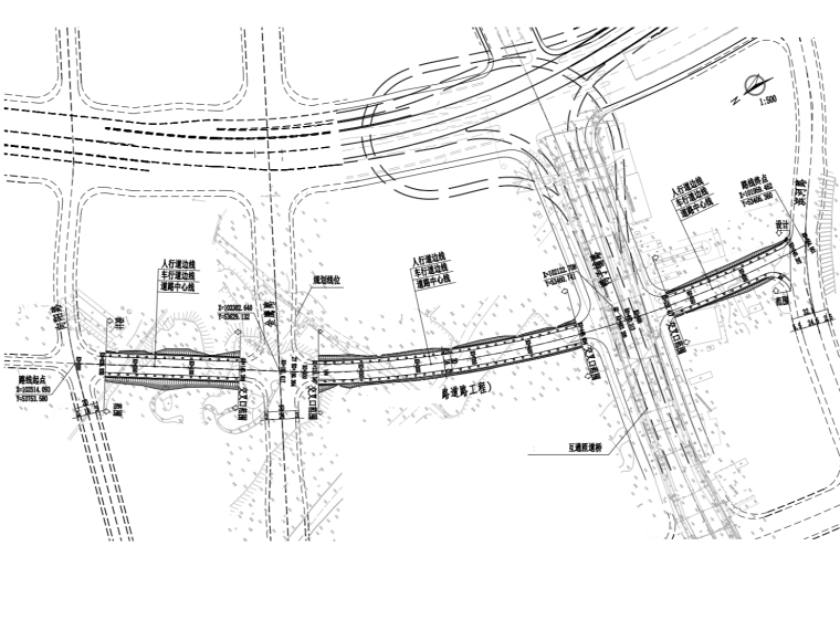 12米双向两车道资料下载-双向两车道文创产业园内部道路施工图2018