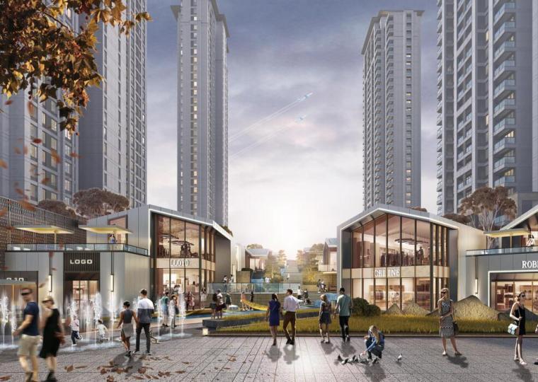 Lant街区住宅资料下载-[福建]宜居高层住宅+商业街区规划方案2020