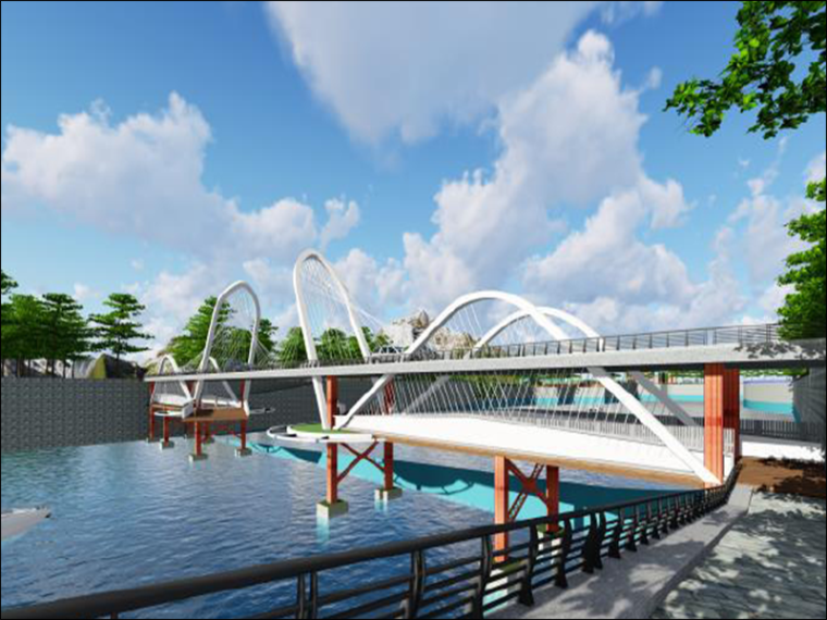 3座景观大桥设计竞赛方案PPT（30个方案）_10