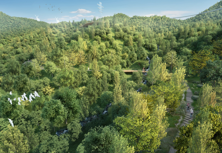 [广东]现代休闲生态山体公园景观设计方案