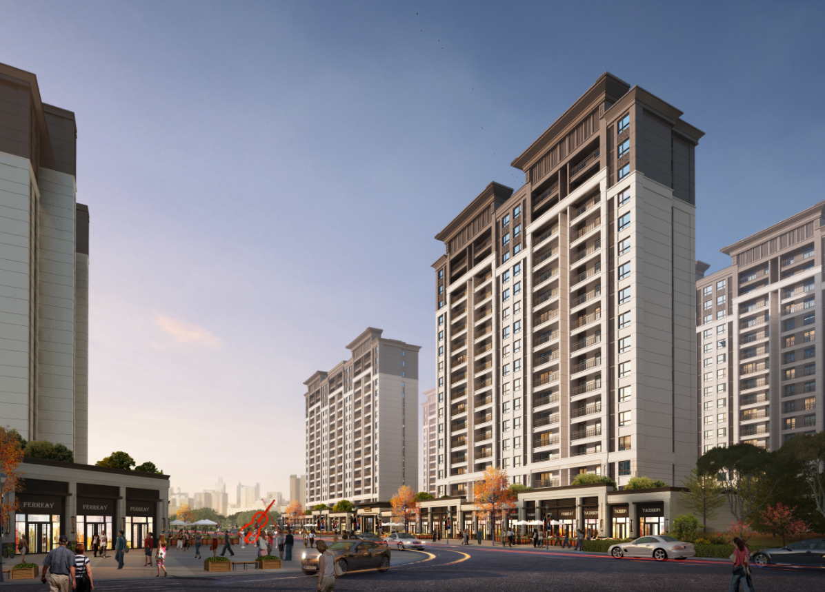 [吉林]新中式风造纸厂地块住宅建筑方案2019