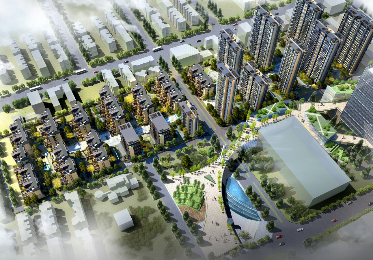 [江苏]南京科技城现代住宅规划建筑方案