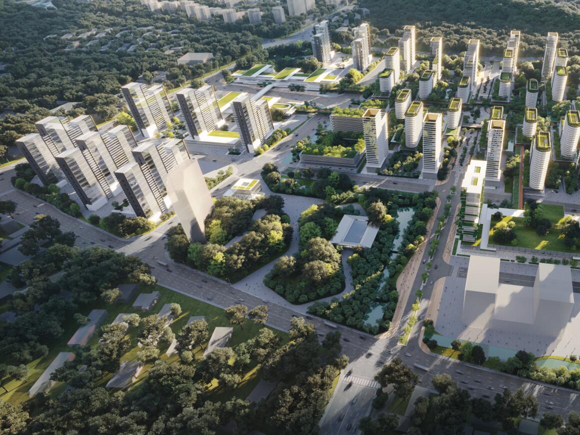 [浙江]68公顷整体生态住宅规划建筑方案2020