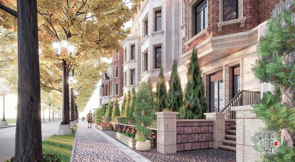 ​[上海]欧陆洋房居住区规划设计文本PDF2020