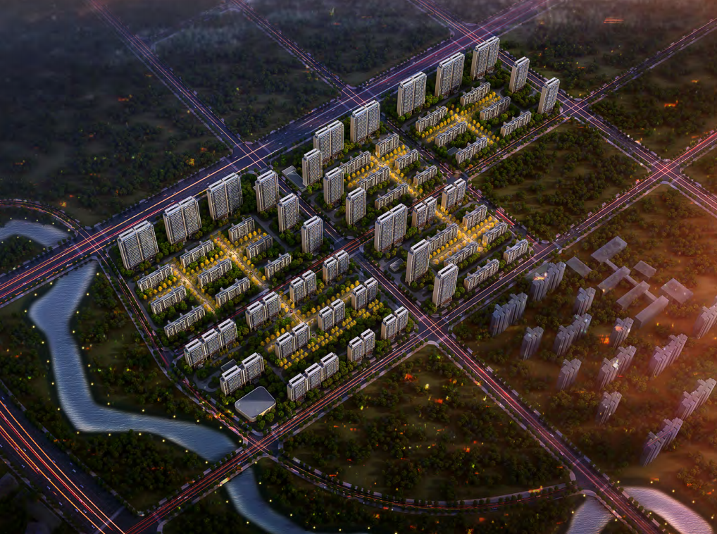 [江苏]滨河轻奢之城高层+小高层建筑方案