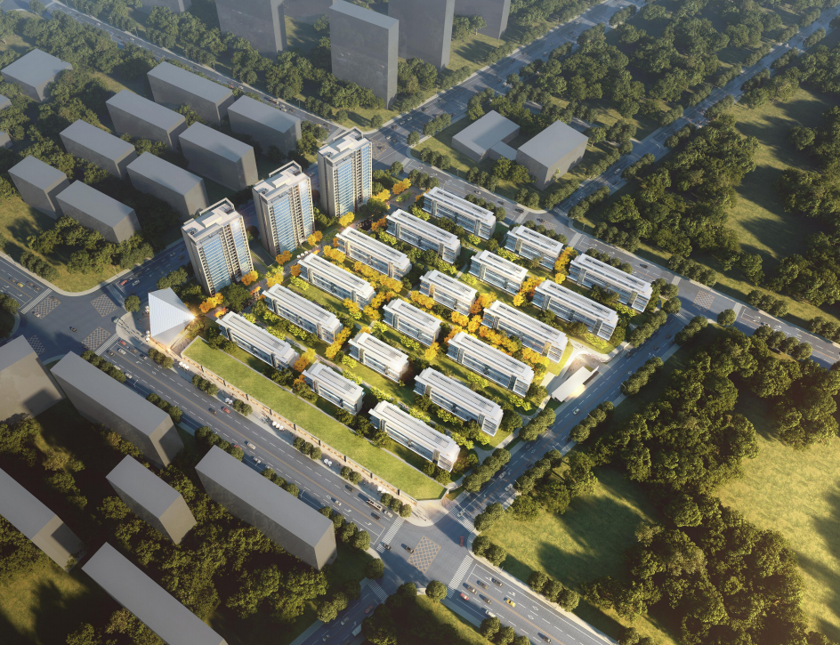 四川 超现代风格高端高层-叠拼建筑方案2021