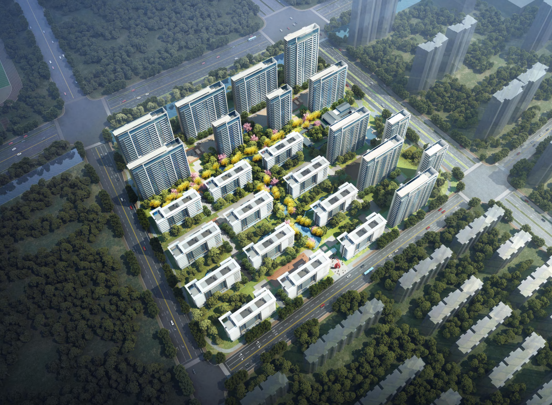 [江苏]现代东方风高档住宅建筑投标方案2021