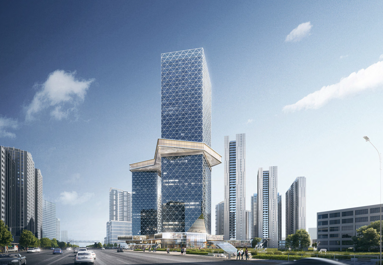 [云南]现代79亩商办公寓+住宅概念方案2021