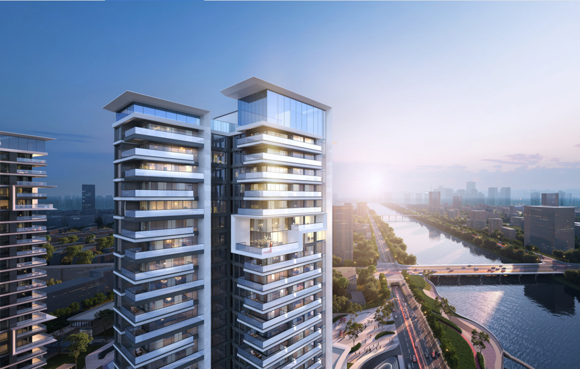 [广西]现代轻豪宅生高层+合院建筑方案2021