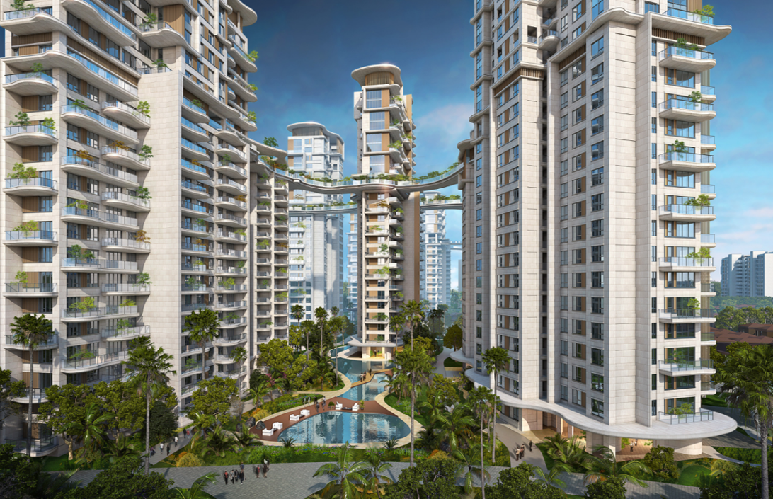 [海南]现代80m高层组团建筑方案及扩初2021