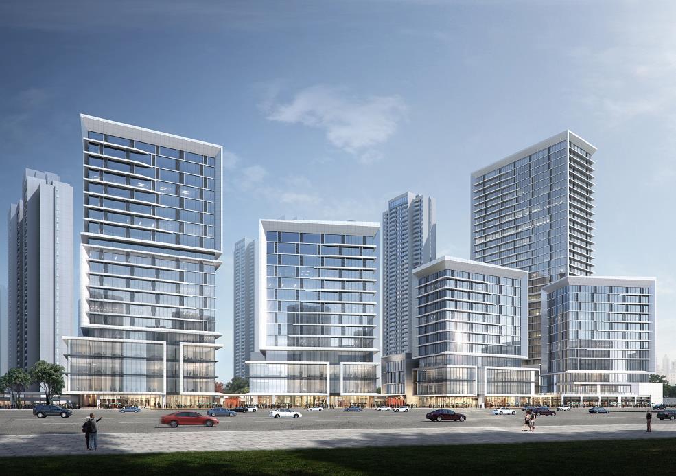 [武汉]现代高层办公+住宅居住区设计文本PDF