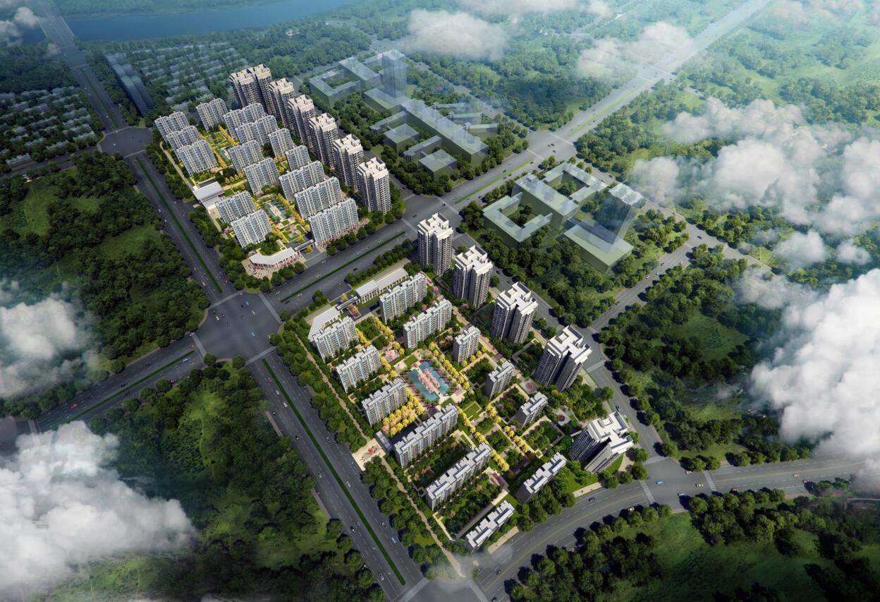 [四川]现代177亩规划花园洋房住宅方案2020