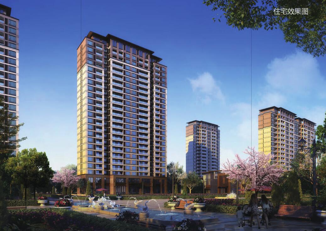 [江苏]新中式风住宅建筑规划中标方案2020