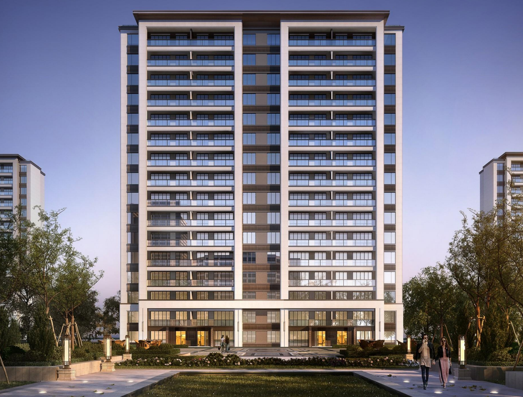 [江苏]新中式轻奢高层+洋房建筑方案2020