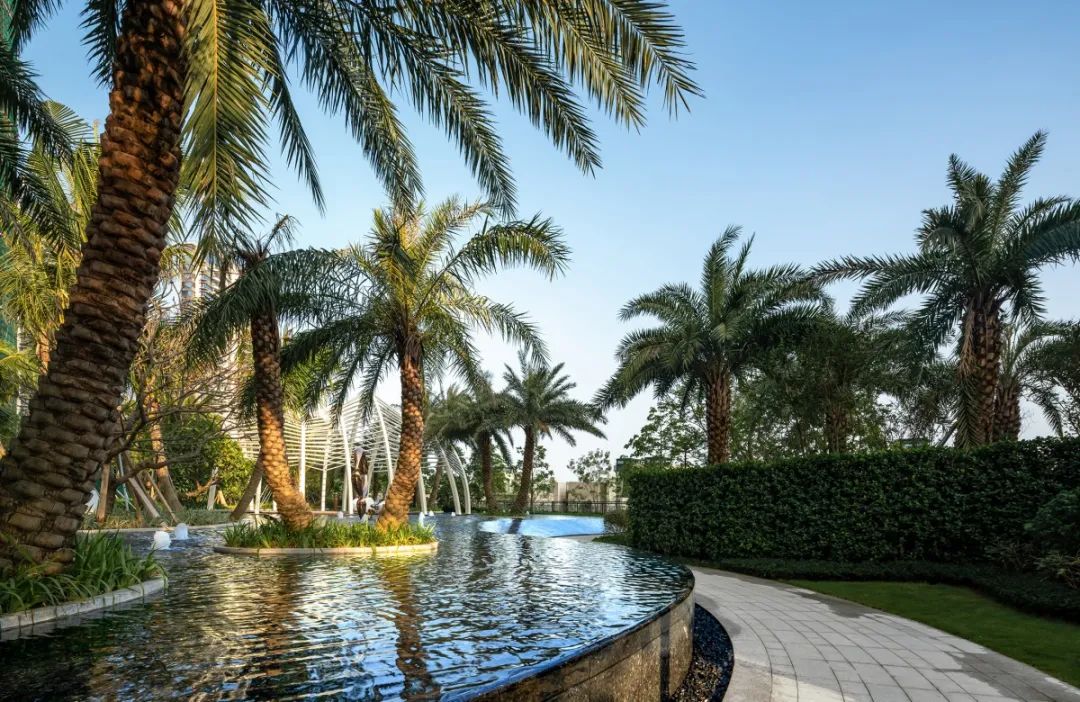 精致主义东南亚度假风情景观 | 华发绿洋湾-园林景观-景观设计