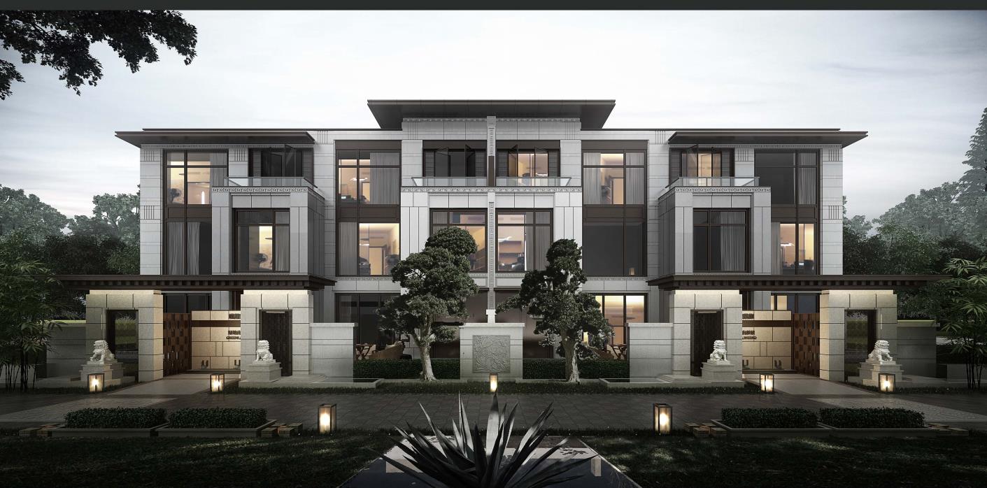 [崇明岛]新中式洋房+合院居住区规划文本PDF